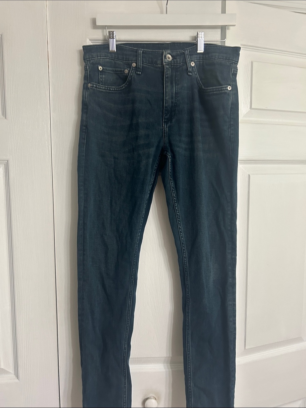NWOT Men’s  Rag and Bone Dark Blue Fit 1 skinny Jeans